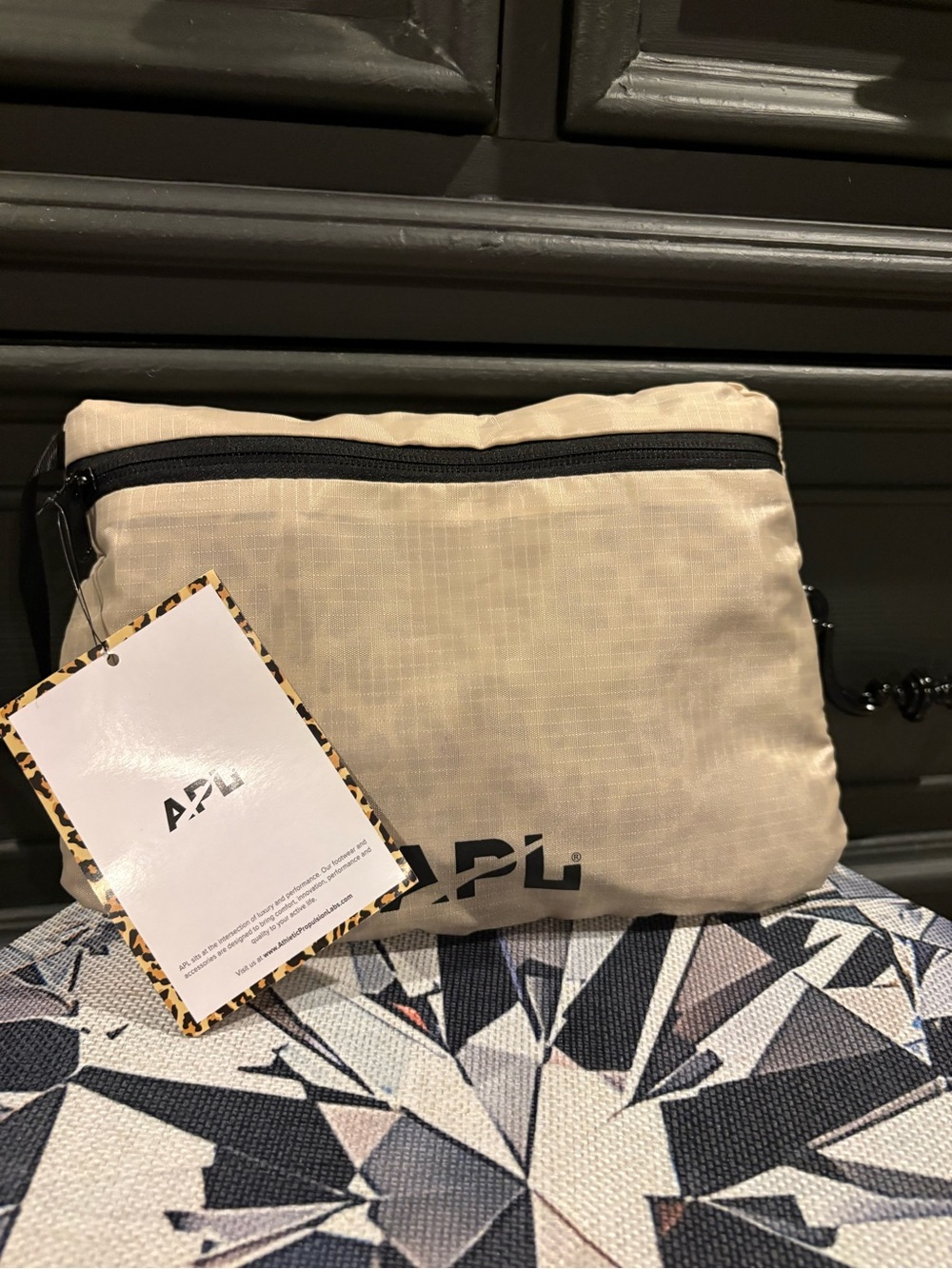 APL Beige convertible backpack